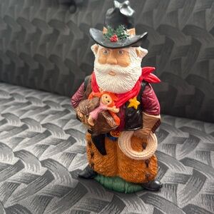 Southwestern cowboy Santa sheriff boots, ranch farm